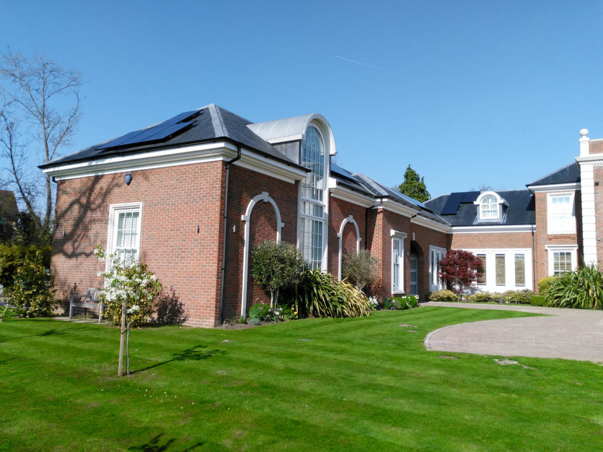 Stoke House, Surrey Treadlighter Solar PV specialists
